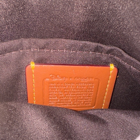 Coach Cream Crossbody Bag with Mickey Mouse Patch - Picture 15 of 16